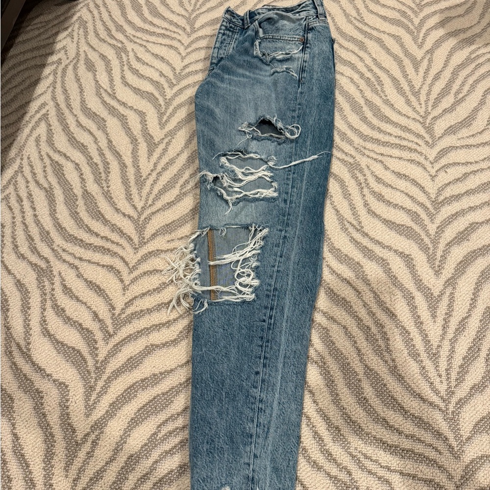 American Eagle Distressed Blue Women's Jeans Size 2 Long